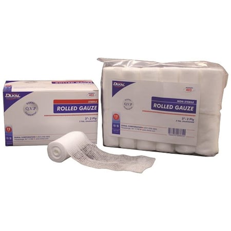Dukal Dukal Sterile 4 Rolled Gauze 2-Ply 5 yds. , 8PK 454